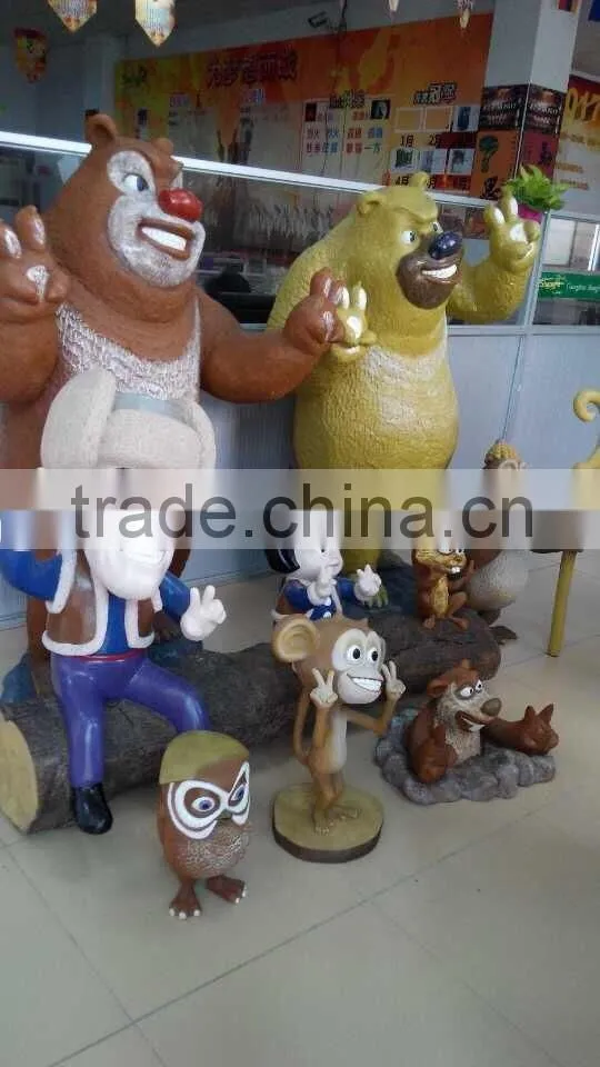 Fashioned Cartoon Doll/Grass/Fiber Glass/Plastic Cartons