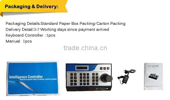 Hot Speed dome Keyboard Controller RS485 Controller Control TVI PTZ and AHD PTZ or Analog PTZ Camera 3D keyboard Controller
