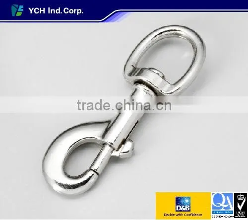 Nickel Plated Malleable Swivel Bolt Snap Hook