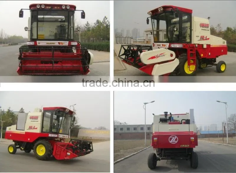 4LZF-5 large wheat combine harvester