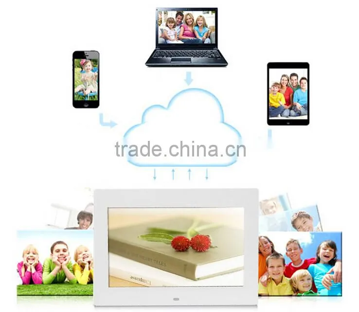 10.1inch WIFI HD TFT-LCD Digital Photo Frame Clock MP3 MP4 Video Player with Remote Desktop Support Mouse Control Andorid