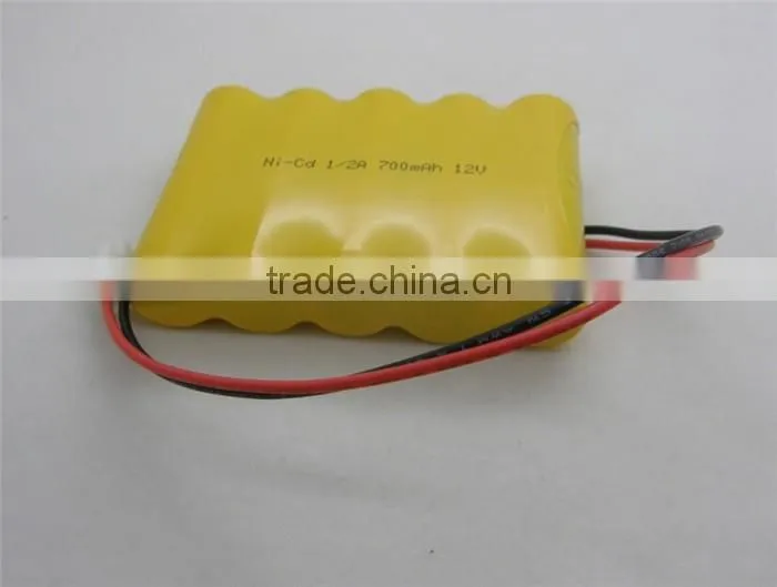nicd battery 12V 700mah 1/2A Size