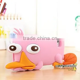 for iphone 5 animal duckbilled silicone case,3D silicon case back cover,animal silicon case for 4g