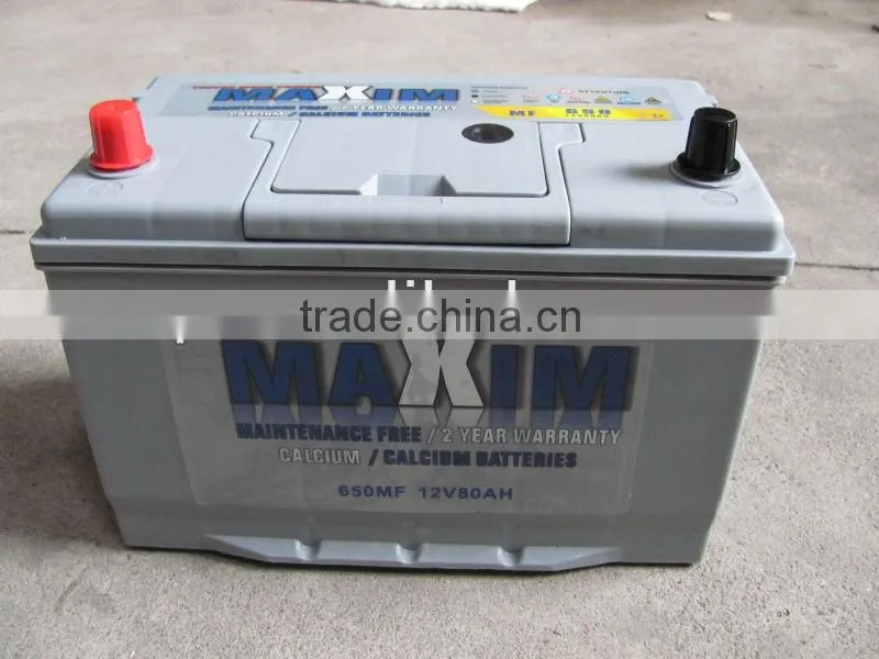 Maintenance free automotive battery