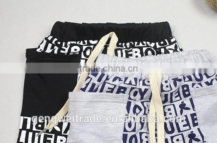 2015 Hip hop trend kids pants boy open files pants personality trend boys pants