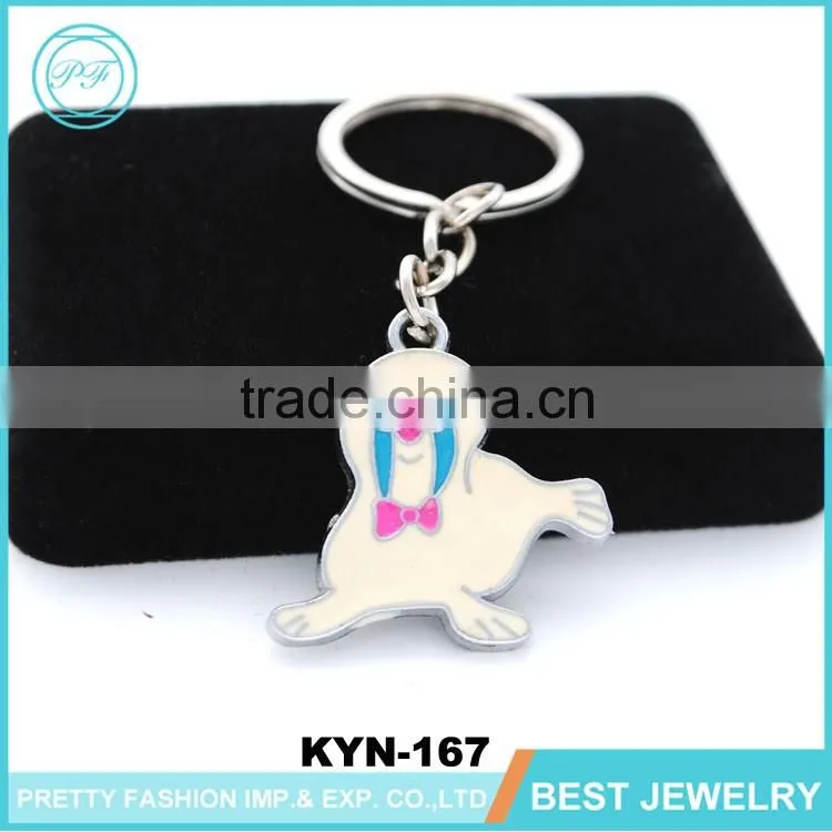 Fashion Jewelry Cute Animal Elephant Metal Custom Key Chain