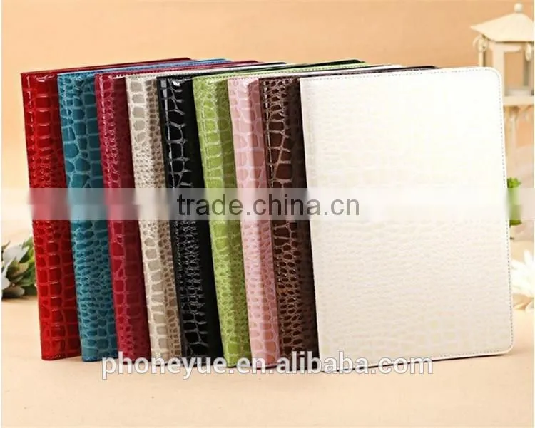 Protective Slim Crocodile Tablets Stand Leather Case for iPad Mini 1/2