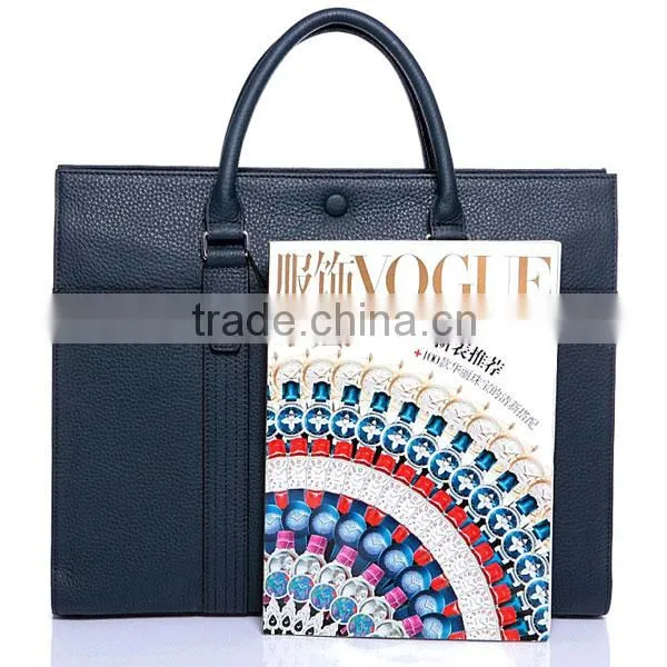 Leather attache case Portfolio for men Business Case Bag