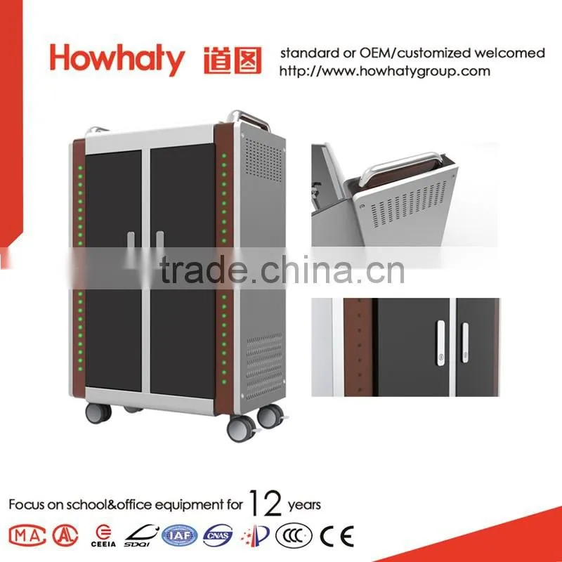 Multifunctional charging cabinet for tablets with low cost