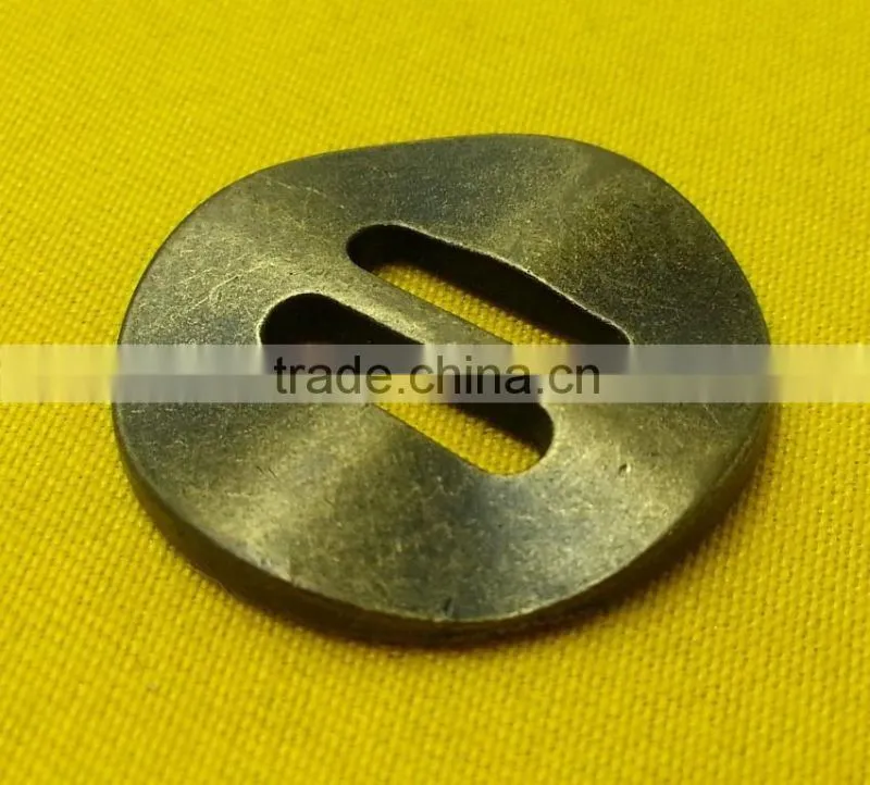 Rectangle Shape Holes Metal Sew-on Button For Jackets -- MS2392