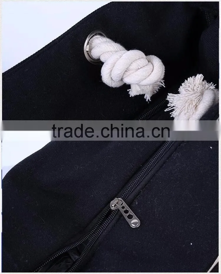 fashion charm joint canvas beach bags yiwu China dropship company