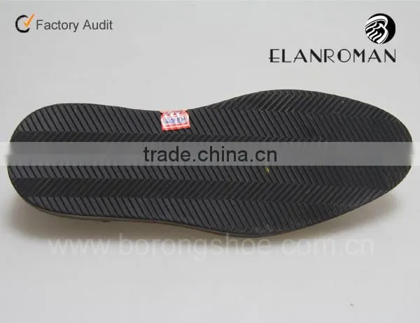 Black fashion lace up leather shoes for men in Guangzhou manufacturer