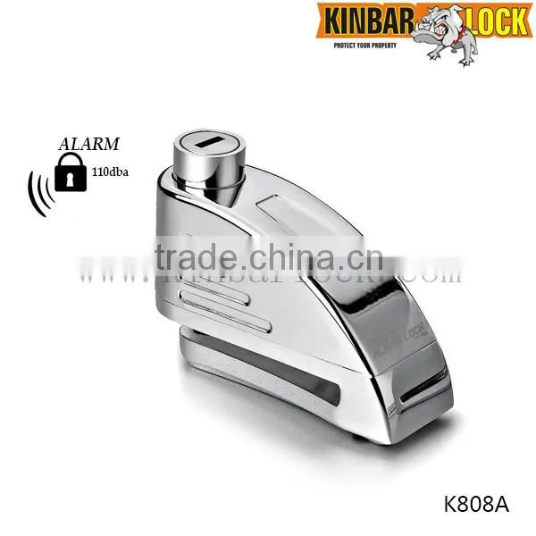 Motorcycle disc lock alarm