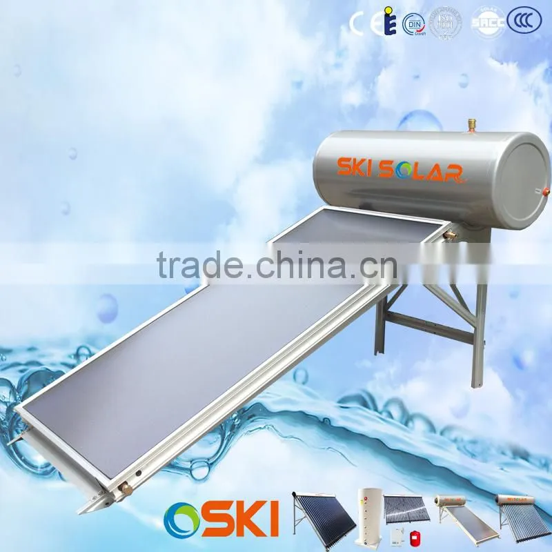 quick heating rooftop solar water heater