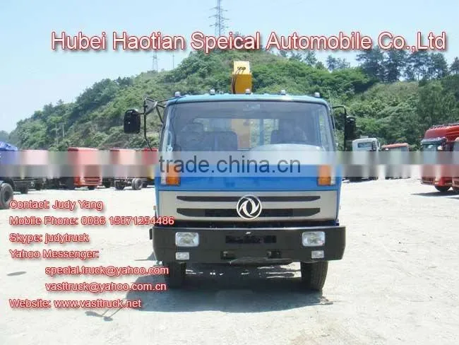 DONGFENG 145 truck mounted crane 5T