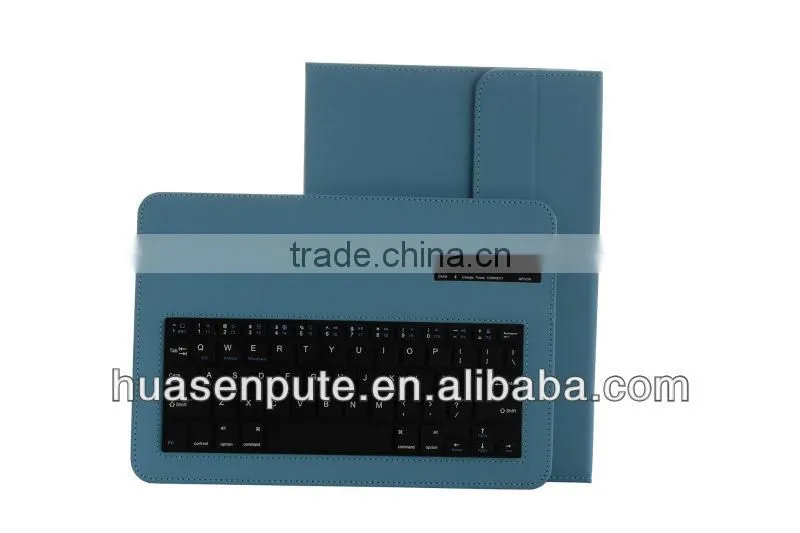 universal bluetooth keyboard with leather case for 9" /10.1"tablet inch
