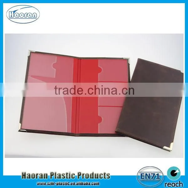 High-end PVC Leather card document holder, car documet wallet
