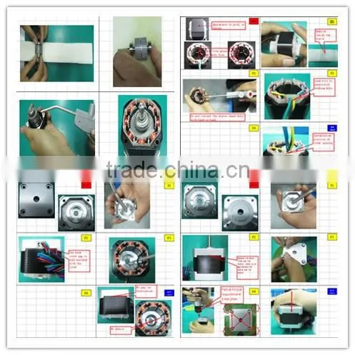 reprap nema17 stepper motor, 2-phase screw motor for reprap industry 61 Oz-in/ 48mm/1.68A CNC stepper motor