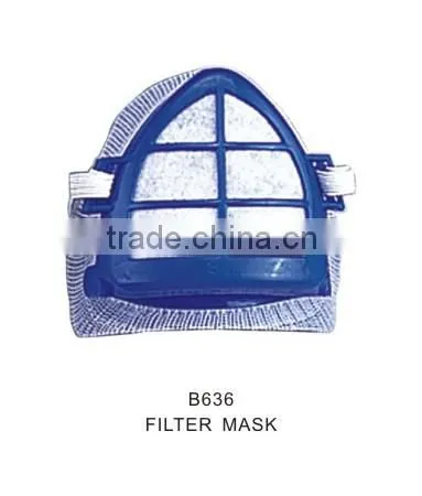 China factory manufacture easy wear active carbon filter smoking gas masks
