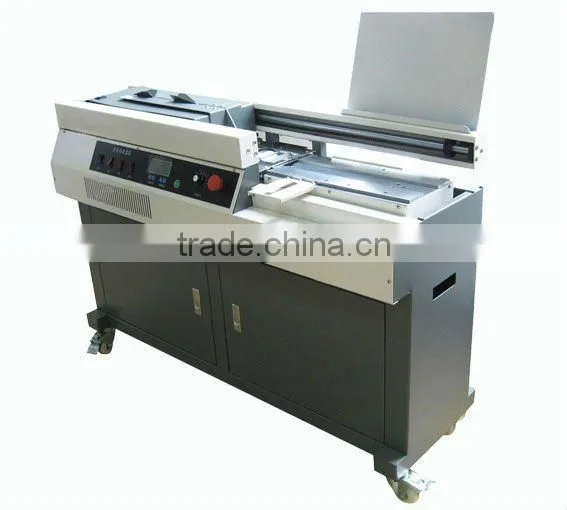 Automatic hardcover book binding machine