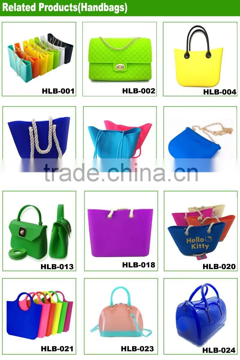 Women Tote Purse Handbag Multi Useful Silicone Cosmetic Pouch Ladies Clutch Wallet