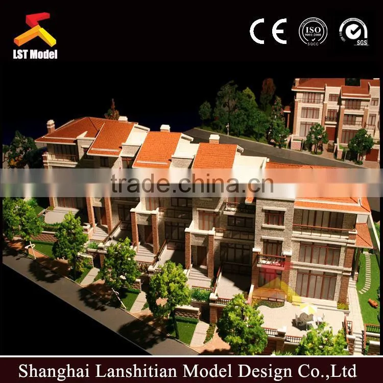 3D maquette plastic villa miniature architectural model maker
