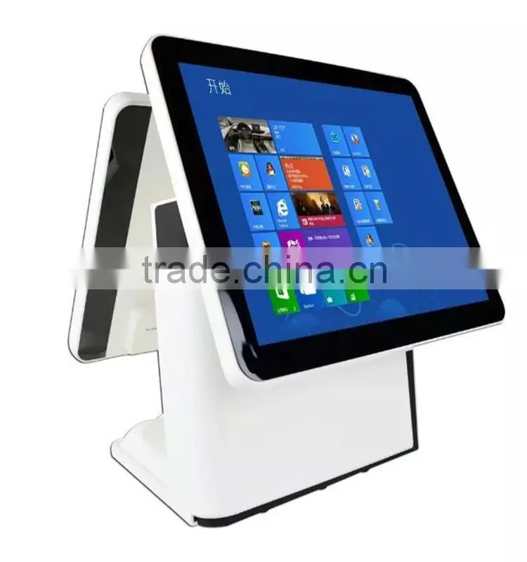 (Gc066) Double touch screen pos system retail pos system with MSR android ordering pos system