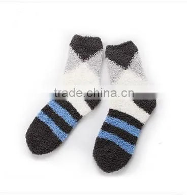 custom soft towel cotton wholesale stripe high quality children terry socks