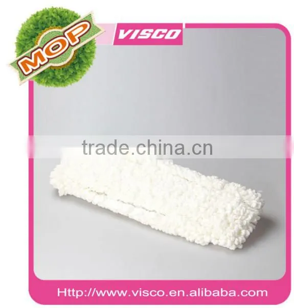 quickly dry micro fiber and ABS flat 45 cm lobby mop with ss telescopic pole