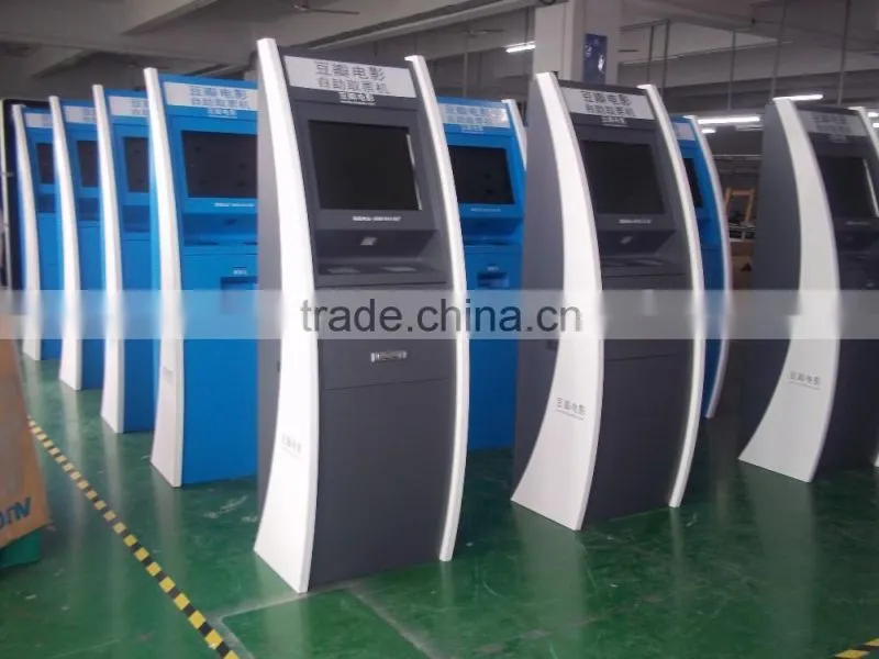 Self Service Touch Screen Kiosk Machine With A4 Printer