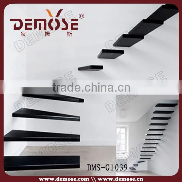 Invisible Keel Frameless Floating Staircase DMS-G1039