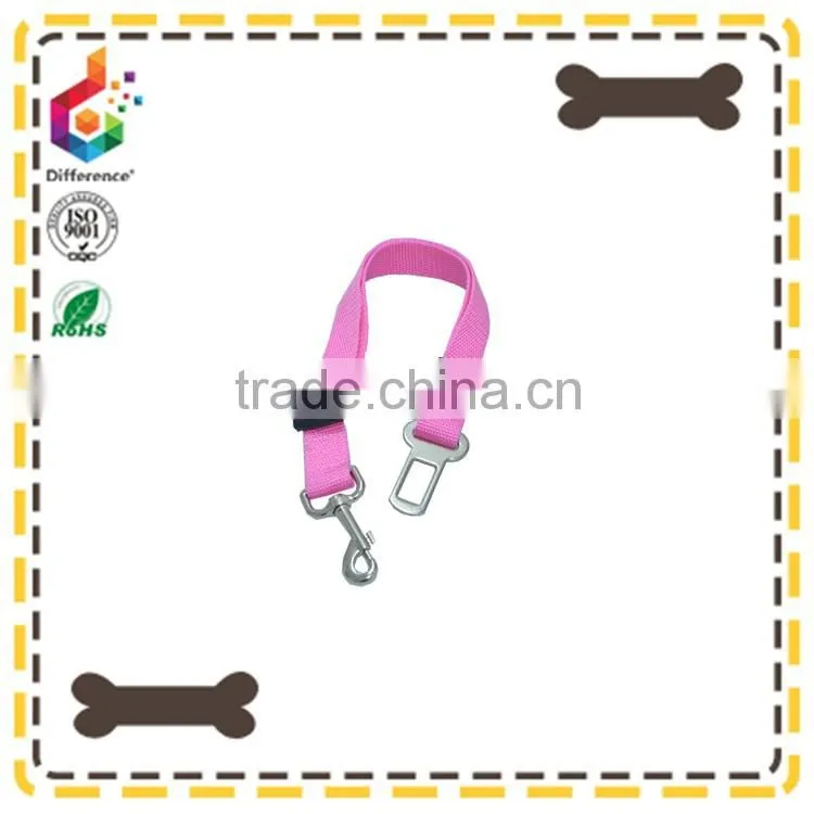 Pink nylon rope adjustable high quality pet collar