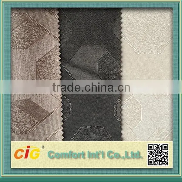 2015 Car Seat Material of Foamed Pvc Leather