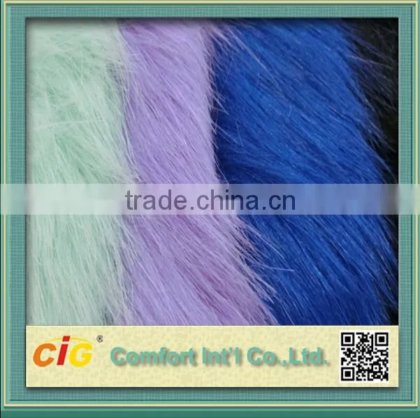Popular Printed Plush Fake Fur Fabric