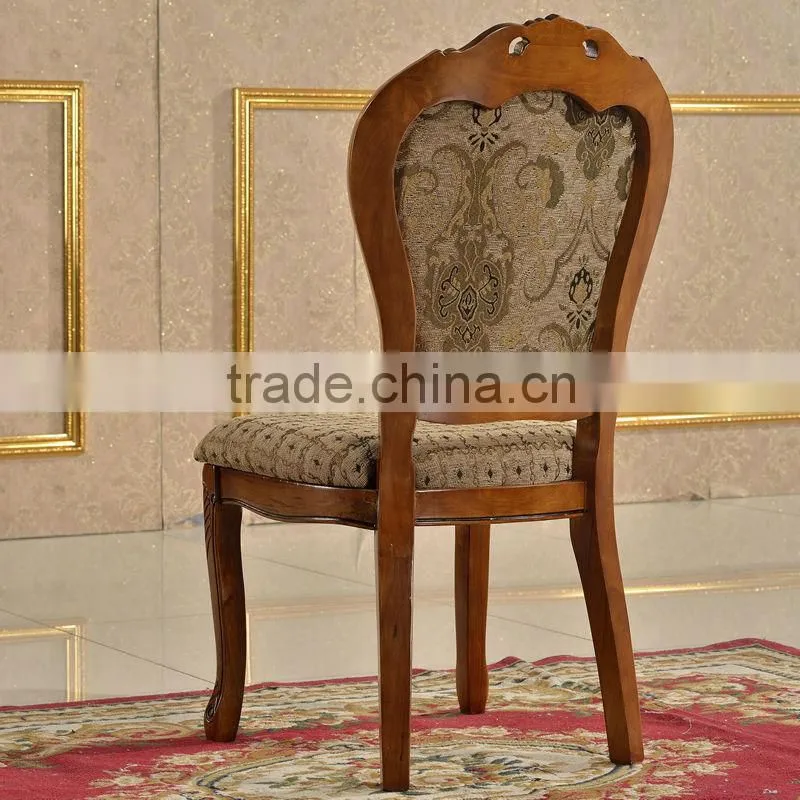 Best seeling carved wood chair wood dining chair