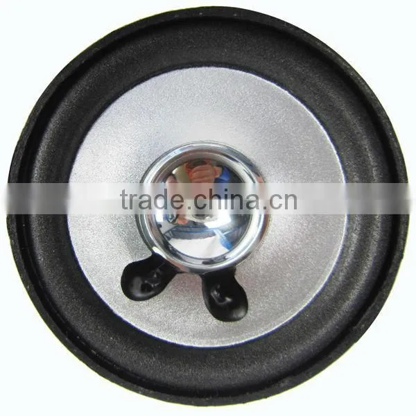 YD66-50B 8Ohm 10W round silver cone speaker, 66mm small waterproof speaker