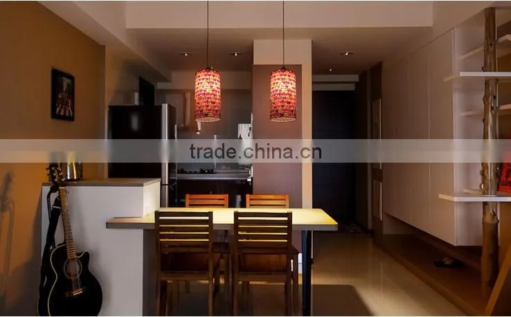 Home Decorative classic mosaic pendant light