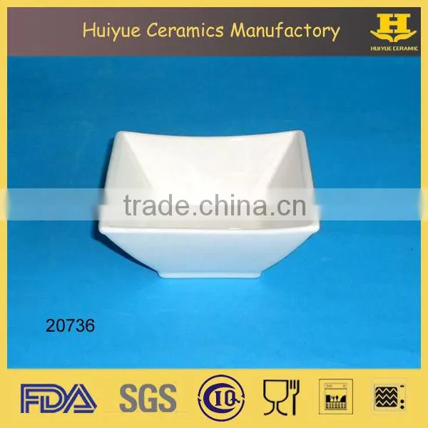porcelain rectangular cake mould white color with decal printing