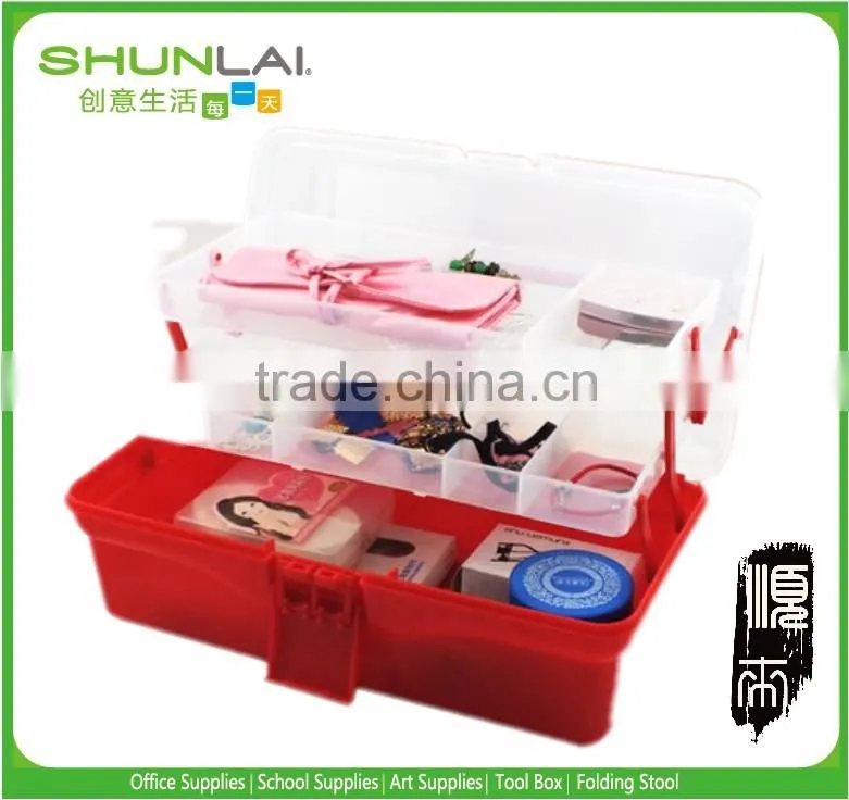 3 Layer Nail lady Plastic Jewelry Box,storage box