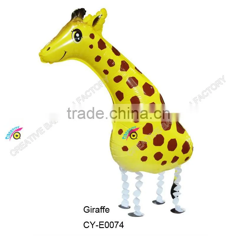 2015 Hot sale animal shaped walking pet balloon helium walking pet balloon walking panda balloon