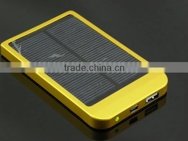 Mobile Accessories 2600mAh Travel Solar Charger Battery For Mobile Phone/Digital Camera/ PC/MP3