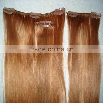 BEST QUALITY human clip hair extension, more style available