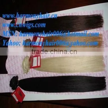 BEST QUALITY human clip hair extension, more style available