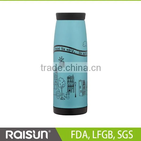 Double Wall Stainless SteelThermos Flask With Full Color Printing