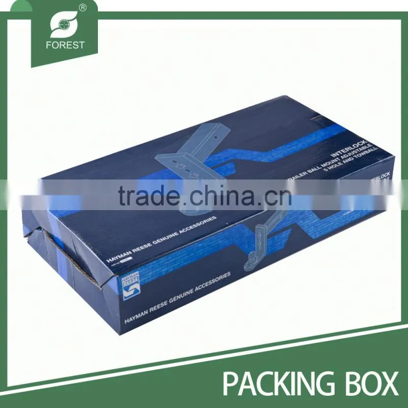 Locking Bottom Color Corrugated Packing Box
