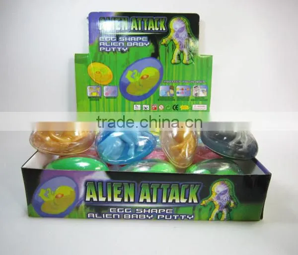 Easter Alien Putty Toy Alien Toy In Eggs Crystal Slime Toys