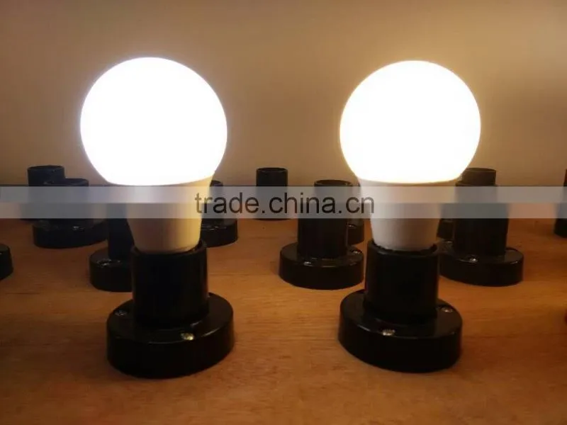 Stock lamp CE ROHS 5W 7W Dimmable E27 LED energy lighting A60 no flicking led bulb