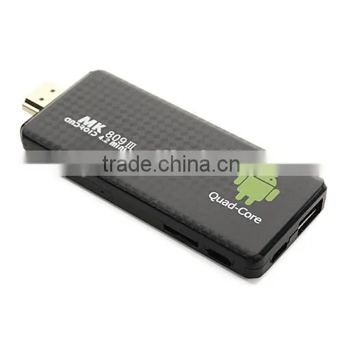 RK3188 Quad Core CortexA9 1.8GHz 2GB 8GB Bluetooth Quad Core Google H.264 Android Mini PC MK809 III