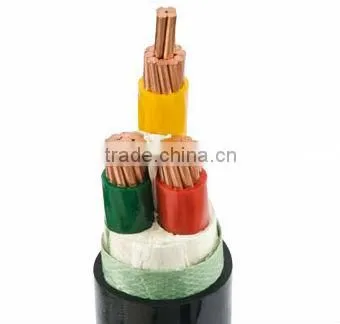 3x16mm2 Copper Core PVC Insulation PVC Cover Underground Electrical Cable