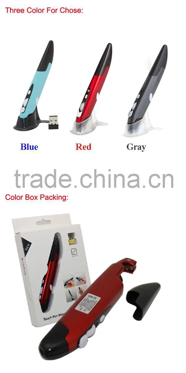 Unique computer accessories with fancy computer pen mouse ce fcc and rohs certification